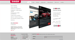 Desktop Screenshot of dimar.cz